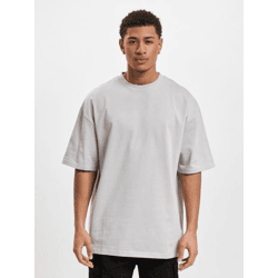 Comfortable DEF Men's Oversized T-Shirt in Cotton Gray
