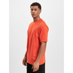 Comfortable DEF Men's Oversized T-Shirt in Cotton, Red