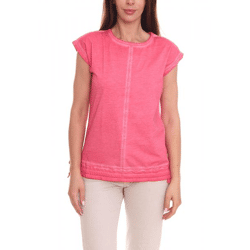 BOYSEN´S Sommer-Shirt lässiges Damen-Shirt mit Bändern am Saum 14645414 Rosa