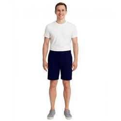 CASUAL FRIDAY Peterson Herren Freizeit-Bermuda Chino-Hose mit Leinen Baumwoll-Shorts kurze Hose 20504682 194013 Dunkelblau
