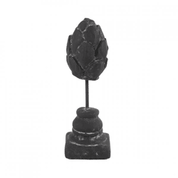Countryfield statue artichoke Joppe S black 23.5 cm
