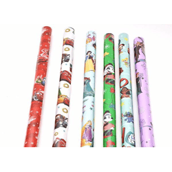 Disney Weihnachtsgeschenkpapier - 6-fach sortiert - 2 m x 0,70 m