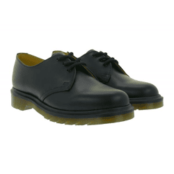Dr. Martens 1461 Damen Oxford-Halbschuhe mit gepolsterter DMS-Sohle Glattleder-Schuhe 10078001 Schwarz
