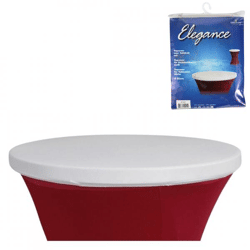 Elegance Topcover Stehtisch weiß 80 cm