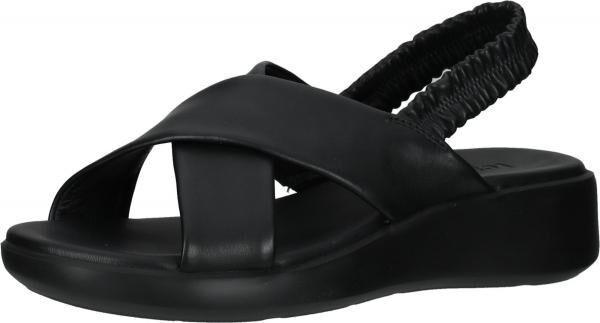 Elegante Legero Sandalen Schlupfschuhe f&uuml;r Damen 2-000261 100 Schwarz