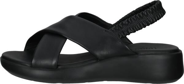 Elegante Legero Sandalen Schlupfschuhe f&uuml;r Damen 2-000261 100 Schwarz