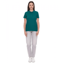 ELEVATE Helios Damen Polo-Shirt Baumwolle Polo-Hemd Pique-Strick 180 g/m² 3810760 Forest Dunkel-Grün