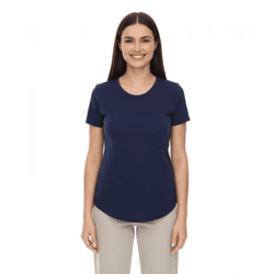 ELEVATE Jade Damen T-Shirt nachhaltiges Kurzarm-Shirt 160 g/m2 Basic-Shirt Unterzieh-Shirt 3750149 Navy