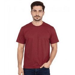 European League Of Football Blanko T-Shirts Weinrot