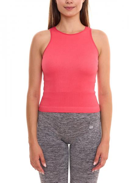 FAYN SPORTS Seamless Damen Crop Top atmungsaktives und schwei&szlig;transportierendes Sport-Shirt 54560720 Rosa