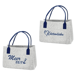 Filztasche Maritim  2/s 40x26x26,5cm 