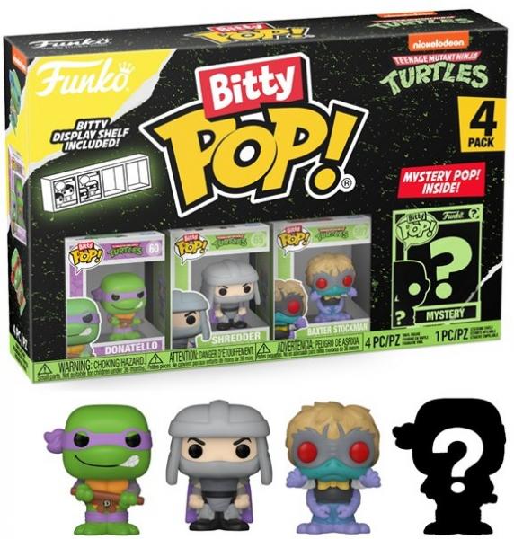 Funko 71508 - Bitty POP! - Teenage Mutant Ninja Turtles Donatello 4er Pack
