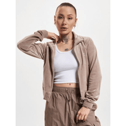 funktionale Juicy Couture Damen Jacke Stretch Kordelzug Beige