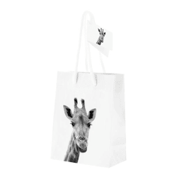 Giraffe Gift Bag, S, approx. 14 cm H