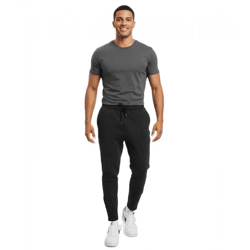 Gomorrha Du Maroc Leo Flockprint Sweatpant schwarz
