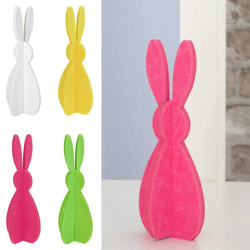 Hase zum Stellen, 3D, Filz, 4/s, 20cmH