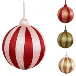 House of Seasons Weihnachtskugel 10 cm 4 Stück sortiert