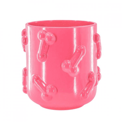 Housevitamin Blumentopf Dick rosa 17,5 cm