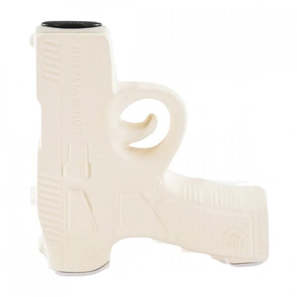 Housevitamin candle holder white 12 cm