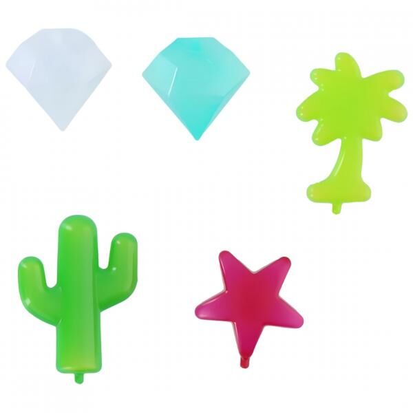 Ice cubes reusable 10 pieces 4 assorted