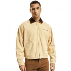 KEINE LIEBE Canvas Jeansjacke beige