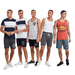 Classic BLEND BHTorben Men's Drawstring Sweat Shorts 20713141 in Dark Gray, Dark Blue, Black, Gray, or Blue