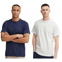 Classic 11 PROJECT PRNobbi Men's Round-Neck T-Shirt 20716203ME in Blue or White