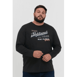 klassisches BLEND BHDopper BT Herren Longsleeve mit Rundhals Langarm-Shirt 20713446ME-194007 Schwarz
