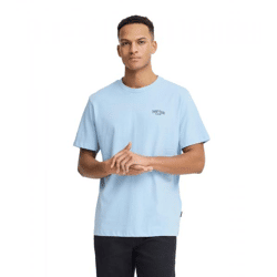 klassisches BLEND BHVagner Herren T-Shirt mit Logoprint Shirt 20718781-144121 Blau