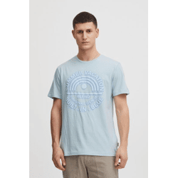 klassisches BLEND Herren T-Shirt mit Rundhals Shirt 20715675-144210 Blau