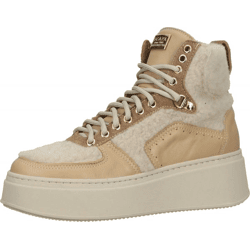 Komfortable SCAPA Sneaker Schnürschuhe für Damen 21/MARA15 120 Beige