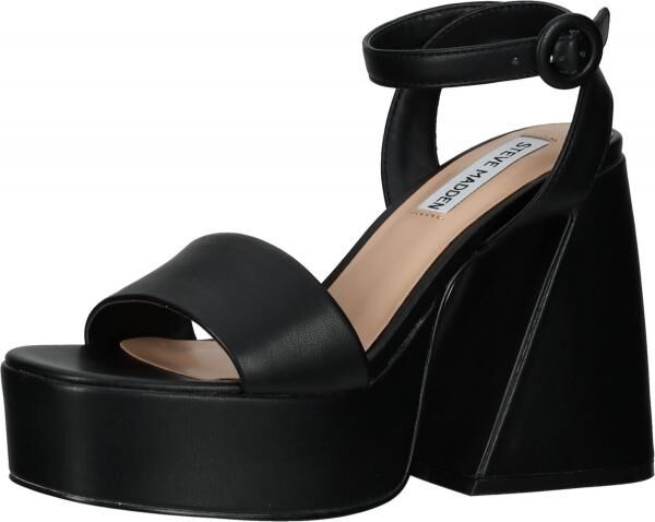 Komfortable Steve Madden Sandalen Sandalen f&uuml;r Damen Paysin SM11002379 001 Schwarz