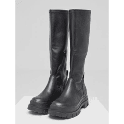 lässige Buffalo Damen Boots Schwarz