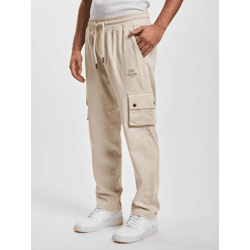 Casual DEF Men's Stretch Jeans with Pockets, Cotton, Beige