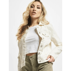 lässige Denim Project Damen Jeans Taschen Denim Weiß