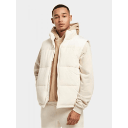 lässige URBAN CLASSICS Herren Jacke Kordelzug Reißverschluss 136 g/m² Ecru-Weiß