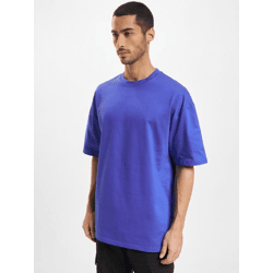 Casual DEF Men's Oversized T-Shirt in Blue Cotton
