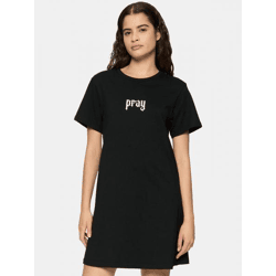 lässiges Miss Tee Damen T-Shirt 200 g/m² mit Baumwolle Schwarz