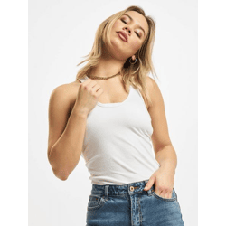 lässiges Urban Classics Damen T-Shirt Stretch 180 g/m² mit Baumwolle Weiß