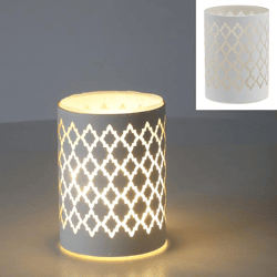 LED light jar Oriental, small, approx. 8x10cm