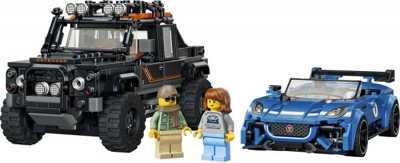 LEGO® 77264 Speed Champions - Jaguar Project 7 & Land Rover Defender (740 Teile)