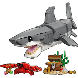 LEGO® Creator - Wilder Hai mit Schatztruhe (379 Teile)