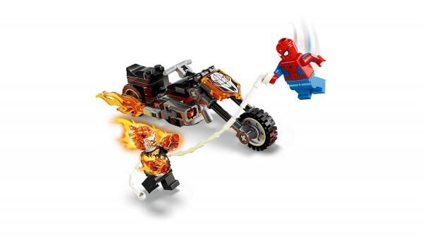LEGO&reg; Marvel Super Heroes&trade; - Spider-Man vs. Ghost Rider auf seinem Motorrad (72 Teile)