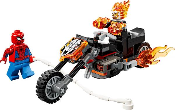 LEGO&reg; Marvel Super Heroes&trade; - Spider-Man vs. Ghost Rider auf seinem Motorrad (72 Teile)