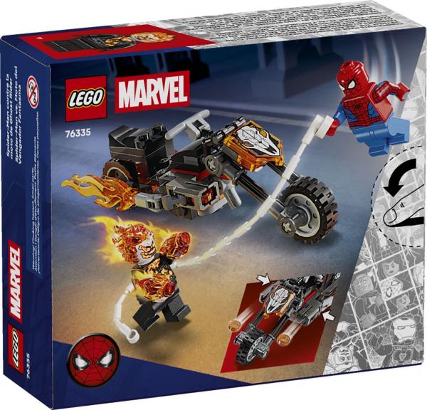 LEGO&reg; Marvel Super Heroes&trade; - Spider-Man vs. Ghost Rider auf seinem Motorrad (72 Teile)