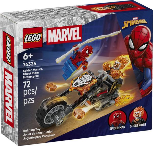 LEGO&reg; Marvel Super Heroes&trade; - Spider-Man vs. Ghost Rider auf seinem Motorrad (72 Teile)