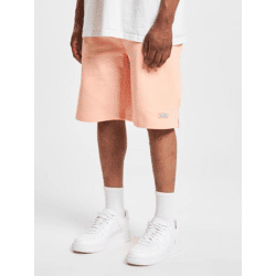 Lightweight DEF Men's Shorts with Drawstring and Pockets, Cotton, Orange