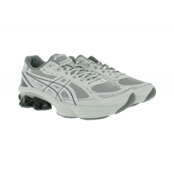 High-performance ASICS Gel-Kinetic Fluent running shoes with GEL cushioning and TRUSSTIC support system; lace-up athletic sneakers 1203A591-021 G