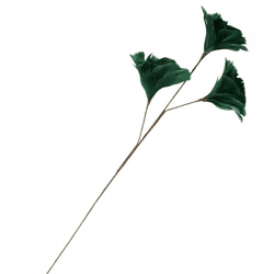 Light & Living künstlicher Zweig Federblumen dunkelgrün 75 cm