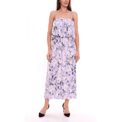 melrose Maxi-Kleid feminines Damen Bandeau-Kleid mit floralem Allover-Print 55799824 Violett